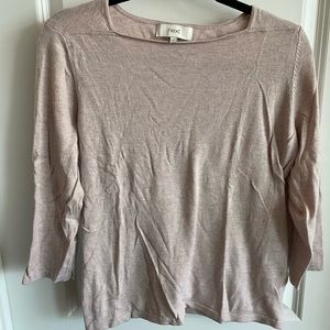 Womens light pink jumper - US size 10